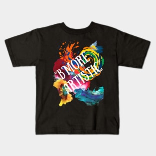 B'MORE ARTISTIC ABSTRACT DESIGN Kids T-Shirt